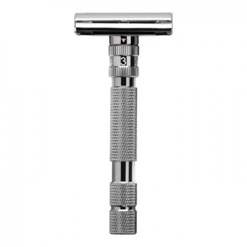 Aparelho De Barbear - Safety Razor Rockwell Model T2 Ajustável GUNMETAL